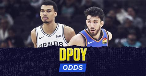 defensive player of the year nba odds|Latest NBA Defensive Player of the Year Odds and Analysis .